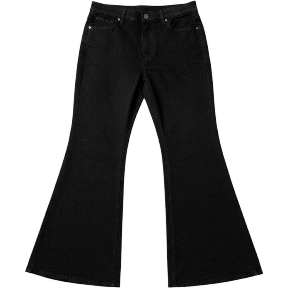 Gilipur Womens Black High Waisted Flare Jeans Stretch Denim MH1025 XXL